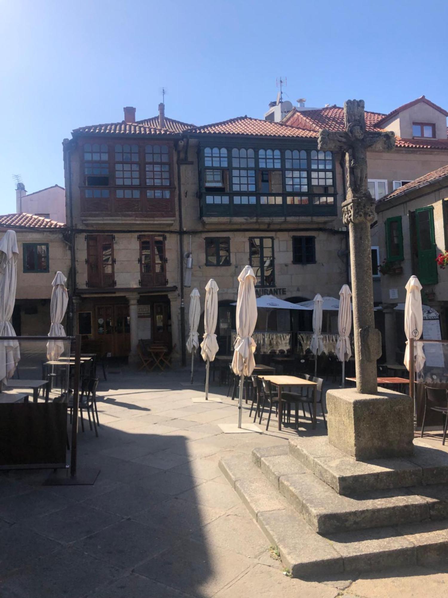 Appartamento Casa emblemática Rosarillo Plaza de la Leña Pontevedra Esterno foto